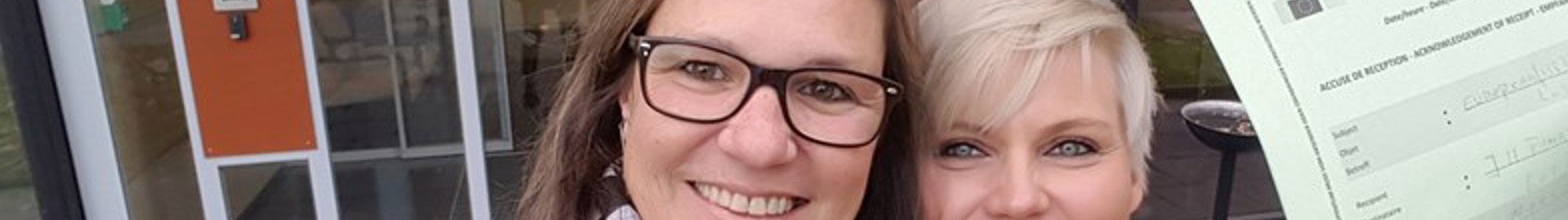 With Mari Helminen After Delivering Siea Tenders